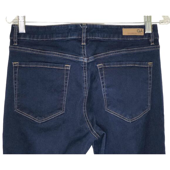 Garage Premium Super Soft Dark Blue Denim Skinny Leg Jeans - Picture 3 of 7